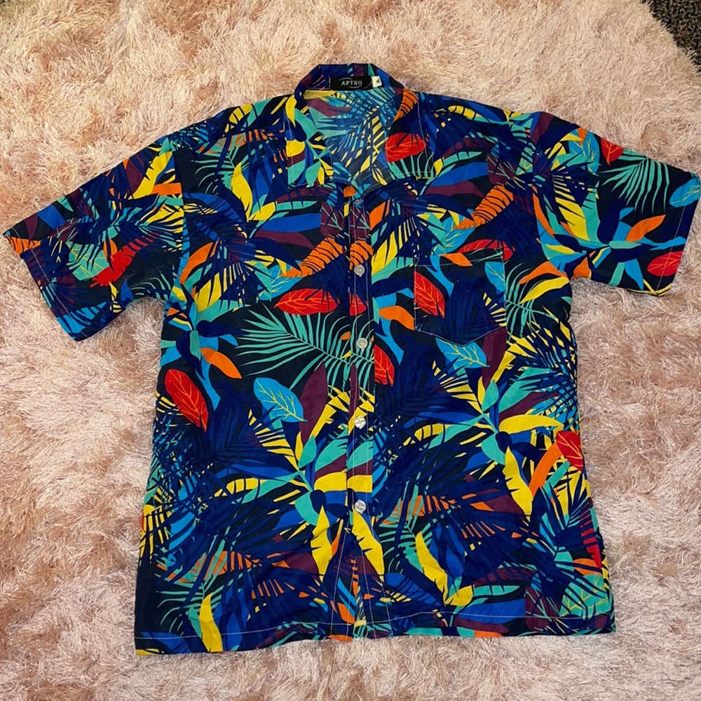 COPY - Tropical shirt sleeve button up